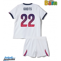 Paris Saint-Germain Mika Godts #22 Bortedraktsett Barn 2026-27 Kortermet (+ Korte bukser)